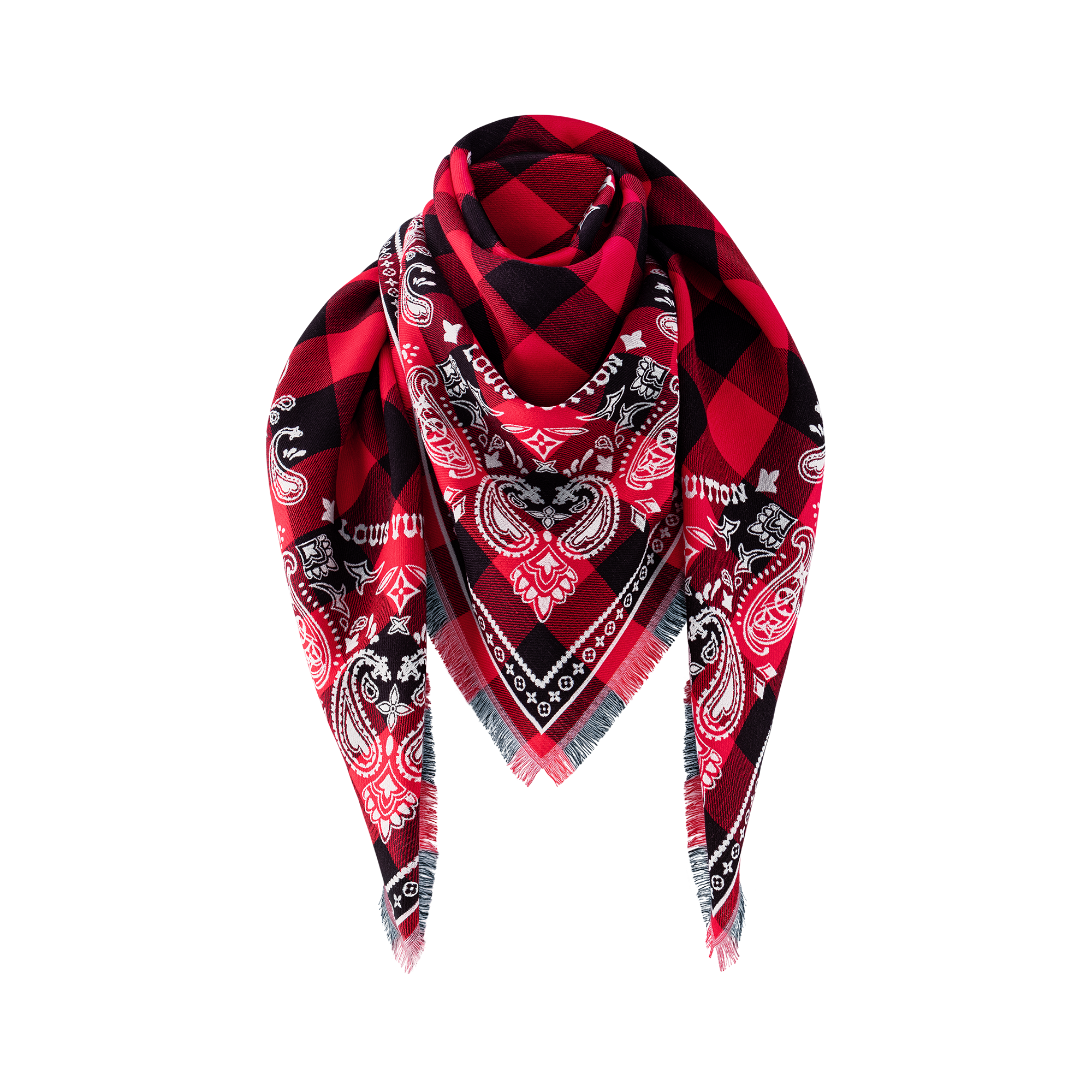 Damier Buffalo Stole S00 - Men - Accessories | LOUIS VUITTON ®